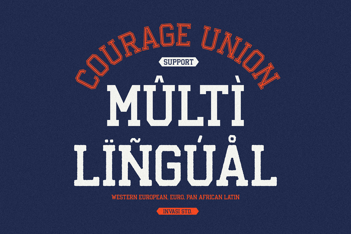 Courage Union - Athletic Slab, a Slab Serif Font by Invasi Studio (Photo 10 of 10)