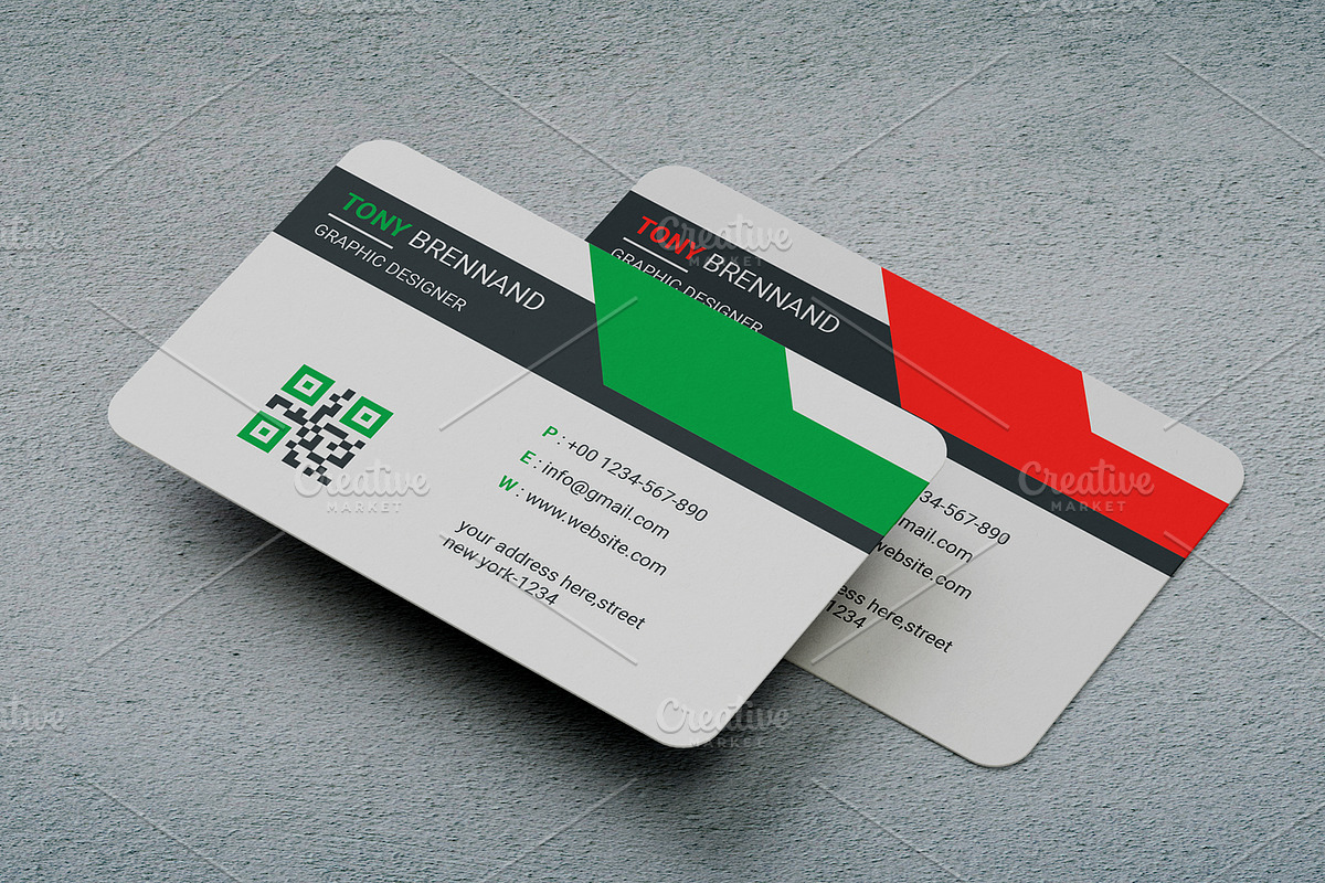 Business Card 2 Colour Variation, a Business Card Template by creative-som (Photo 1 of 3)