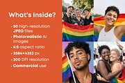 50 LGBTQ+ Pride Stock Photos, a Person Photo by Selenique Studio (Thumbnail 2 of 8)