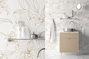 10 Floral Vector Patterns Bundle, a Wallpaper Graphic by MalyskaStudio (Thumbnail 6 of 10)
