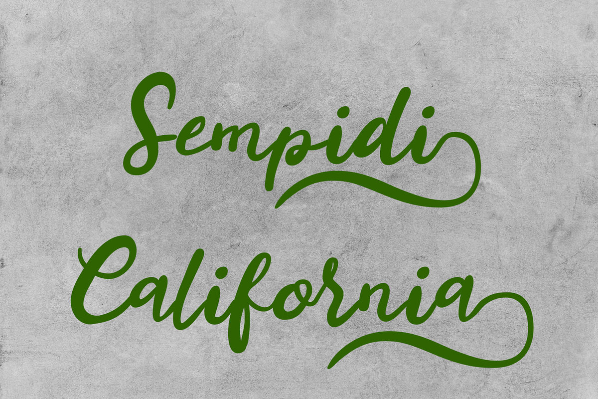 Brightside-Brush Font, a Handwritten Font by Anomali Creatype (Photo 7 of 10)