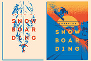 -50% Snowboard Posters&T-Shirt print, a Person Illustration by Alexander Baidin (Thumbnail 6 of 7)