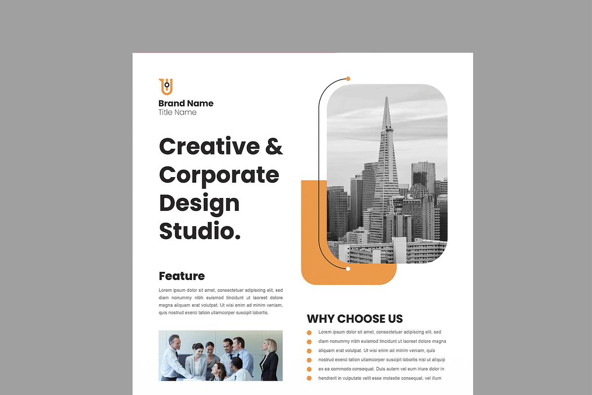 Creative Flyer Template, a Flyer Template by MightyDesign (Photo 4 of 8)