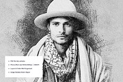 Pencil Sketch Photo Effect, a Layer Style Add-On by iDoodle Studio (Thumbnail 5 of 5)
