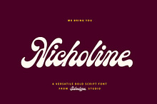 Nicholine - Vintage Retro Font