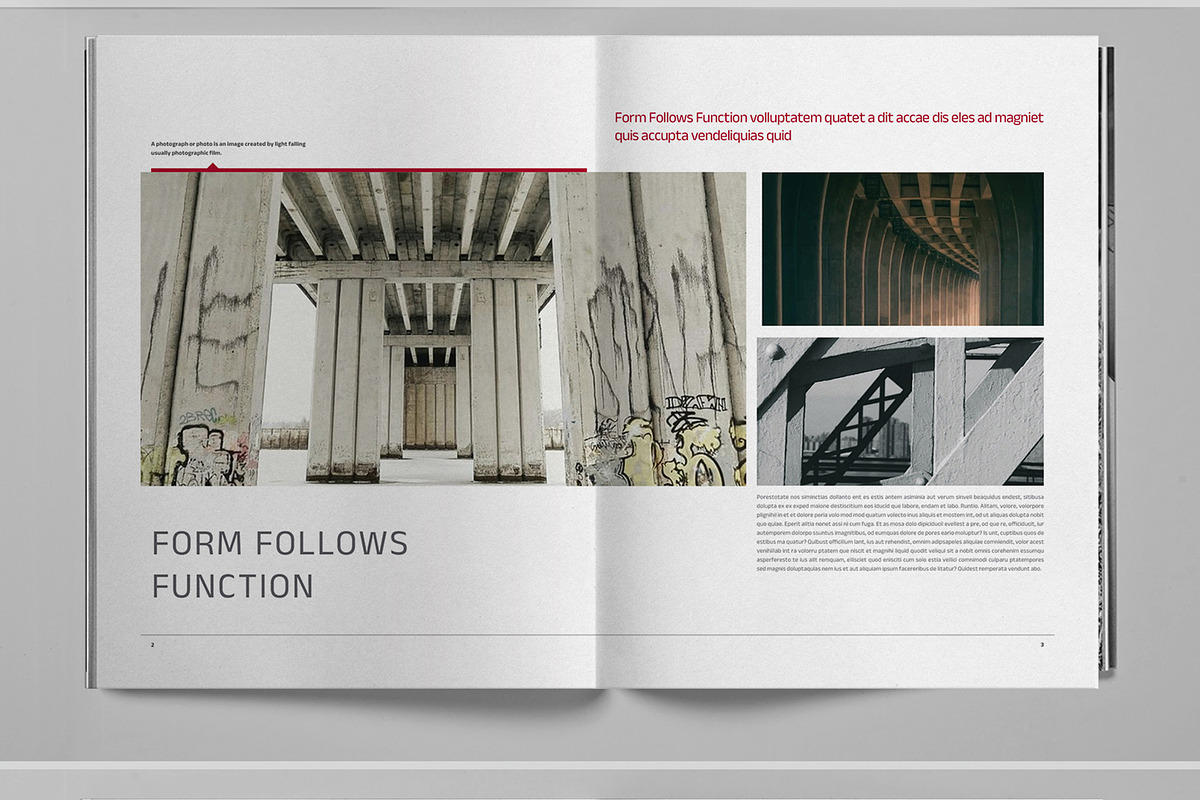 Minimal Lifestyle Brochure Template preview 3