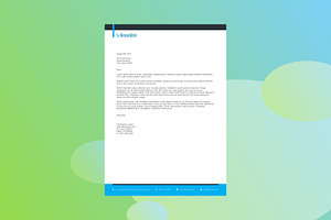 Elegant Letterhead Design Template