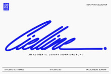 Cielline | Signature Font