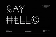 Neoreby - The Display Line Font, a Font by Graphicfresh (Thumbnail 10 of 10)