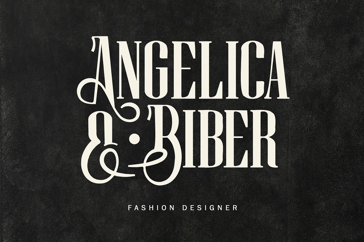 Torkias Jole Elegant Serif Tattoo, a Serif Font by Maulana Creative (Photo 6 of 7)
