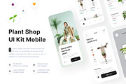 Plant Shop, an UI Kit Template by Korsa Agency (Thumbnail 1 of 6)