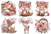 Whimsical Spring Animal Clipart, an Illustration by Daily.Designs (Thumbnail 7 of 8)