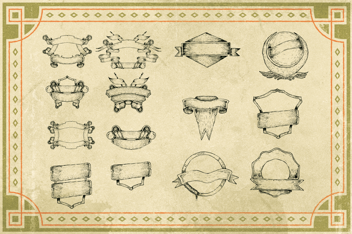 42 Badges & ribbon preview 2