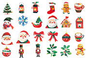 Watercolor Christmas Clipart, an Illustration by Designworld (Thumbnail 2 of 6)