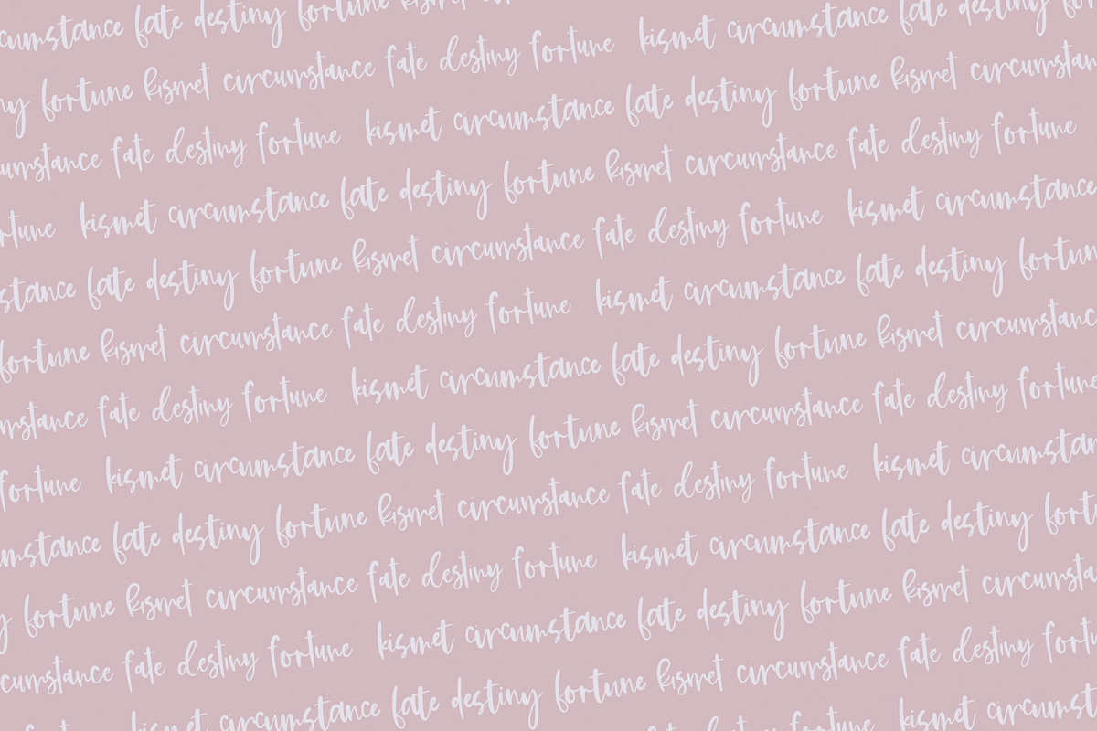 Kismet Handwritten Script preview 2
