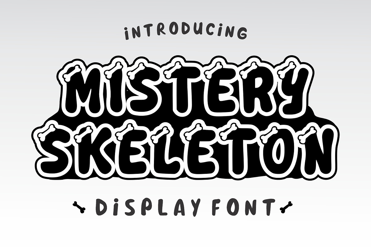 Mistery Skeleton, a Font by Limited.studio (Photo 1 of 5)