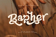Bapher Groovy Font, a Sans Serif Font by Angkalimabelas (Thumbnail 1 of 4)