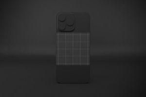 Clay iPhone 16 Pro Max Mockup, an iPhone Mockup by Qaleb Studio
