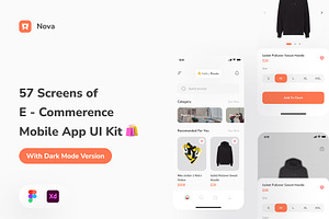 Nova - E commerence Mobile App Kit