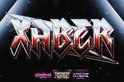 Chrome Text Effect Pack, a Layer Style Add-On by Matsero (Thumbnail 1 of 4)