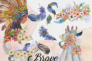 Boho Clipart, an Illustration by My Creative Atelier (Thumbnail 1 of 4)