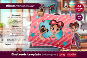 Velcro game for kids Olivia's House, a Brochure Template by MYAFKA (Thumbnail 1 of 15)