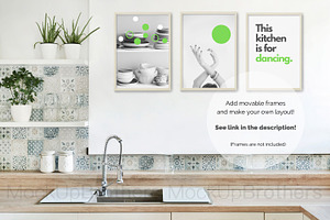 Mockup Kitchen Stock Photos 158