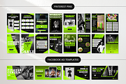 Fitness Coach Social Media Bundle, a Social Media Template by DigiPax (Thumbnail 6 of 10)