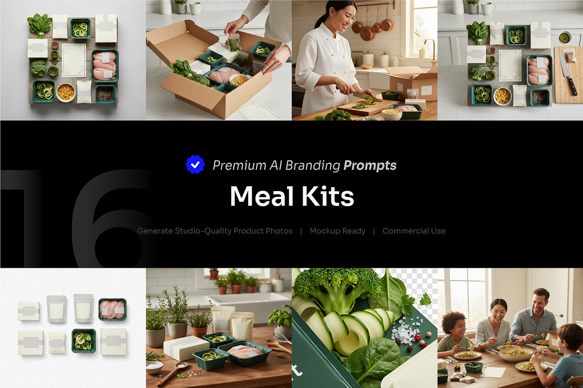 Meal Kits AI Prompt, a Food & Drink Photo by cidcud_graphic (Photo 1 of 2)