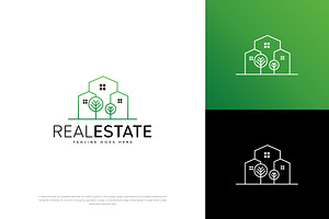 Minimal Real estate Logo Design, a Branding & Logo Template by Shahjhan