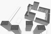 Residential Complex Buildings, an Architecture 3D Model by 3DNUTS (Thumbnail 8 of 12)