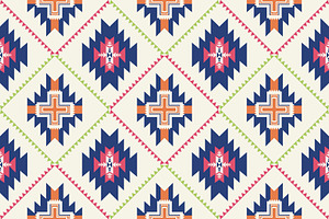 Southwestern Tribal Seamless Pattern