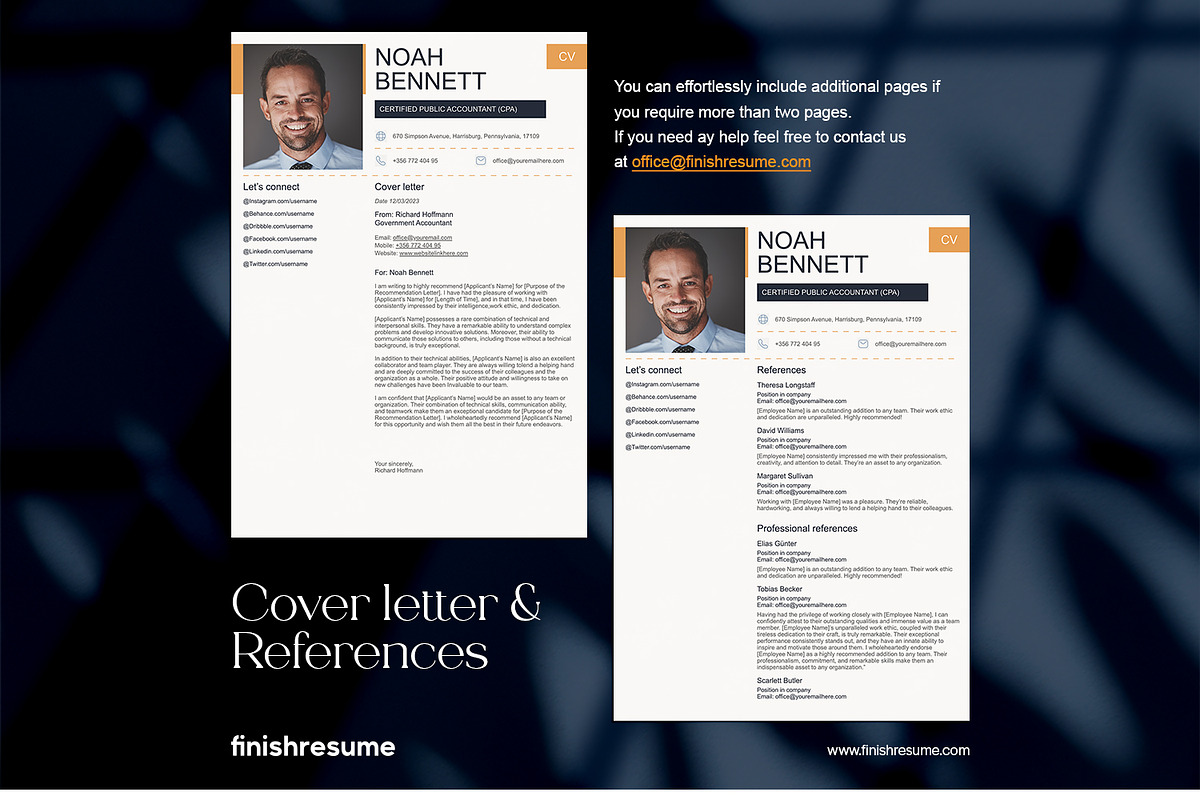Certified public accountant resume, a Resume Template by FinishResume (Photo 4 of 11)