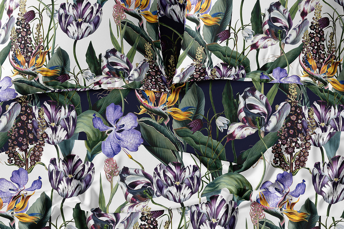 Tulipán, luxury Pattern Designs, a Pattern Graphic by Pink Linen (Photo 7 of 9)