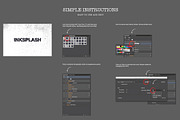 Inksplash - Illustrator Text Effects, a Layer Style Add-On by Infographic Template Shop (Thumbnail 4 of 5)