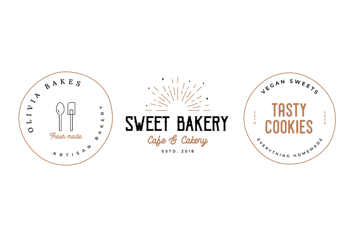 Bakery Logos, a Branding & Logo Template by ChicGraphix (Photo 3 of 8)