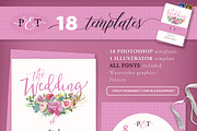 BIG BUNDLE for Templett & Corjl, a Script Font by Blessed Print (Thumbnail 11 of 58)