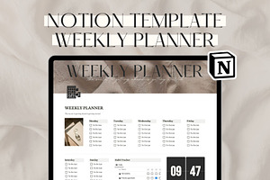 Notion Template: Weekly Planner