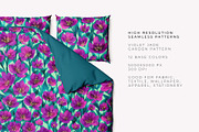 Violet Jade Garden Pattern, a Pattern Graphic by Velliniki (Thumbnail 10 of 12)