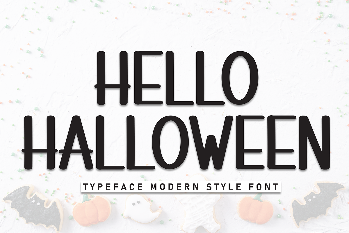 Hello Halloween | Script Font, a Script Font by Scratchones (Photo 1 of 8)