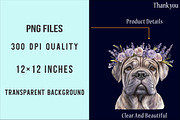 Shar-Pei Dog Watercolor Clipart, an Illustration by SinaCreation (Thumbnail 4 of 5)