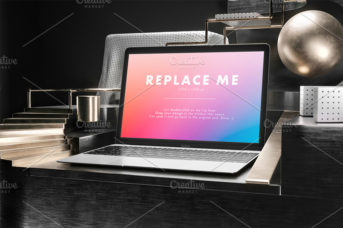 Macbook Creative Mockups Set, a Books & Magazine Mockup by As Good As Possible (Photo 10 of 14)