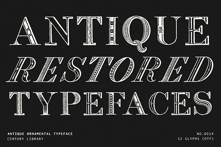 Decorative Vintage Serif Font - No14