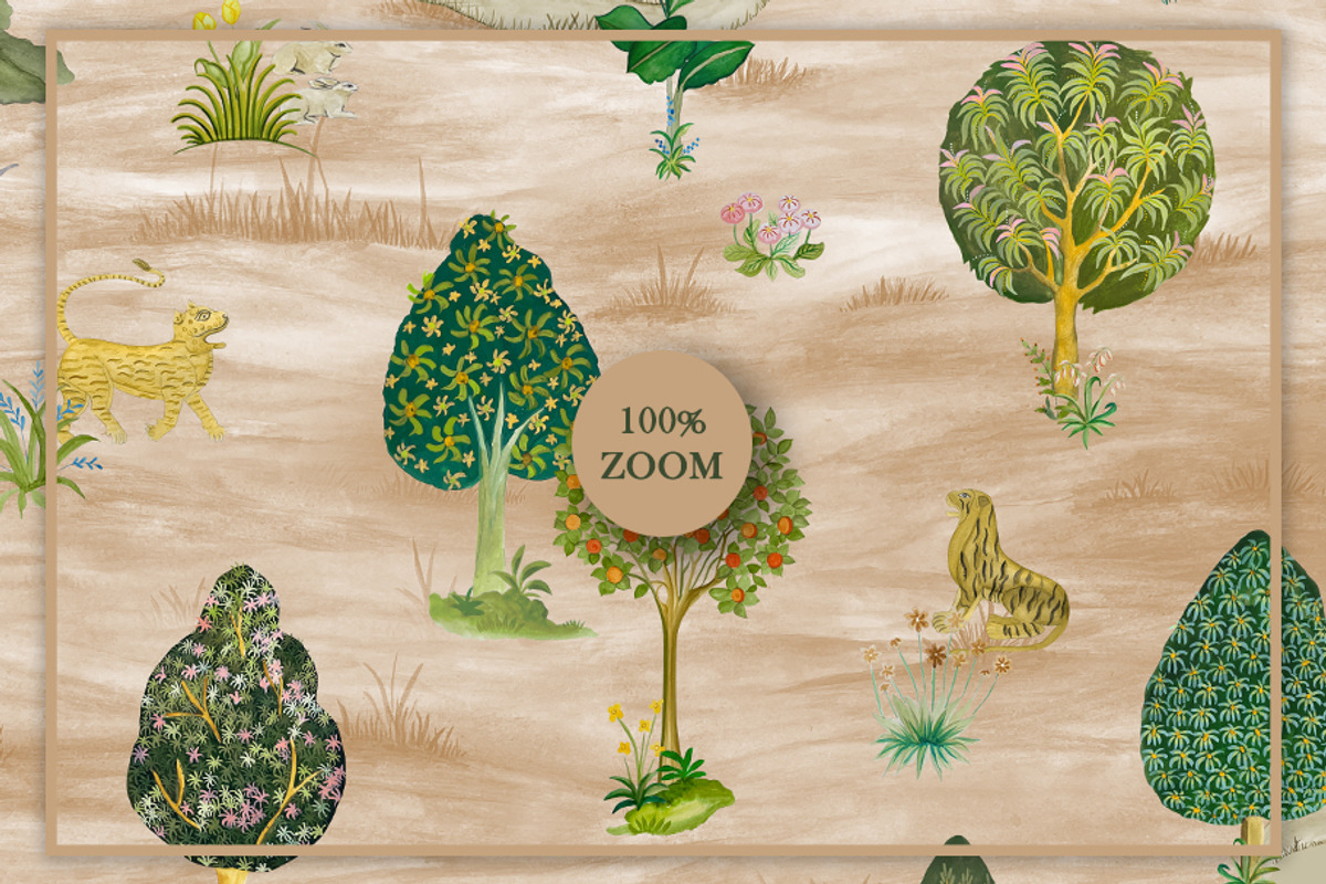 Royal Oasis Prints & Patterns, a Pattern Graphic by GND ART STUDIO (Photo 8 of 8)