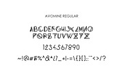 Avomine, a Sans Serif Font by kecikreative (Thumbnail 4 of 5)