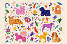Hand drawn Dogs collection by  in Illustrations