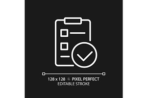 Checklist with checkmarks, an Icon by IMG Visuals