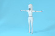 Female Character Lucy, a Characters & Person 3D Model by 3DTreatment (Thumbnail 7 of 32)