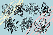 Flowers and Plants Minimalist Set, an Illustration by Anny (Thumbnail 6 of 10)