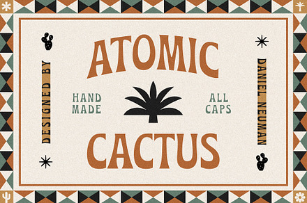 Atomic Cactus | Display Typeface